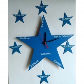 Ceas de perete Steaua albastra