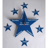 Ceas de perete Steaua albastra V2