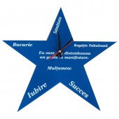 Ceas de perete Steaua albastra V2
