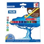 Set 24 creioane color acuarela Milan
