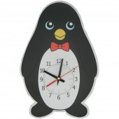 Ceas din lemn de perete Pinguin