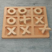 Joc X si 0 din lemn Merbau